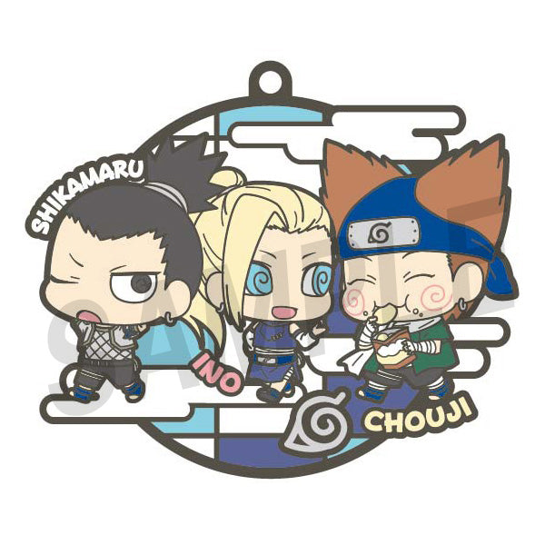Rubber Mascot Buddycolle  NARUTO three-man cell! (repeat)
