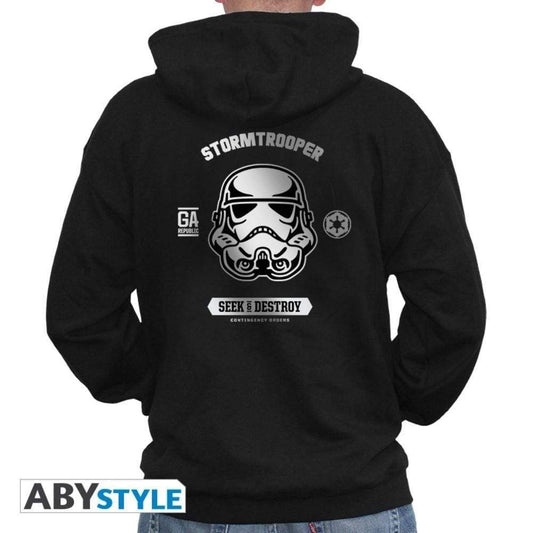 Abysse Apparels Star Wars - Sweat -  Trooper  Homme Black