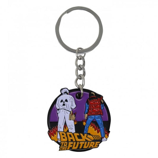 Back to the Future Keyring