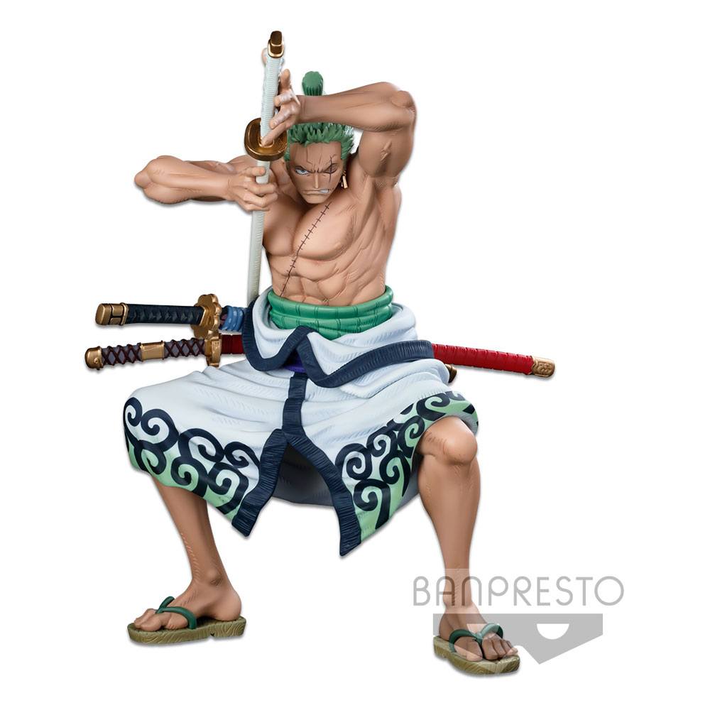 Banpresto Master Stars Piece One Piece World Figure Colosseum 3 Super Master Stars Piece Roronoa Zoro (The Brush)