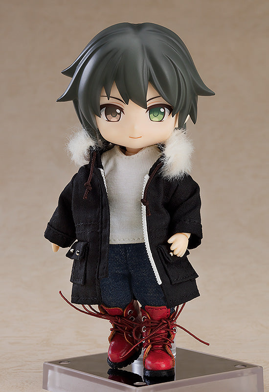 Nendoroid Doll Warm Clothing Set: Boots & Mod Coat (Black)