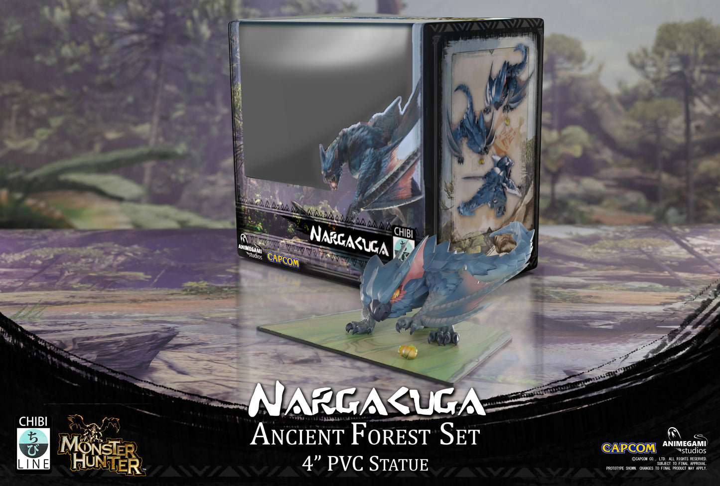 Nargacuga 4" PVC Statue - Regular Edition