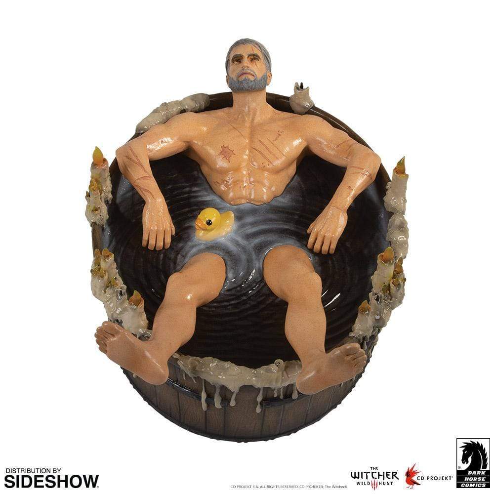 Dark Horse PVC Figures Witcher 3 WH Statuette Geralt Bath