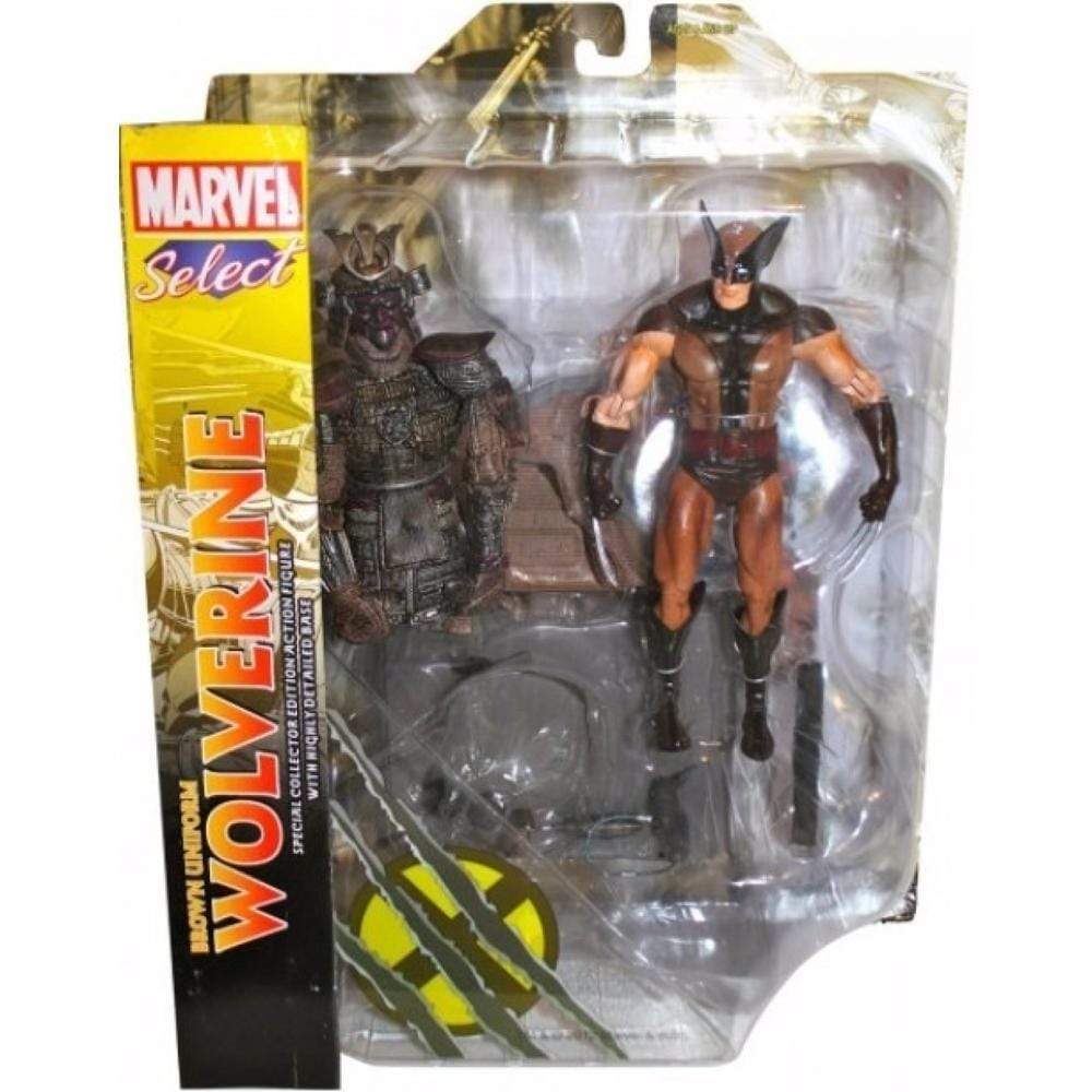 Diamond select toys PVC Figures MARVEL SELECT BROWN WOLVERINE AF