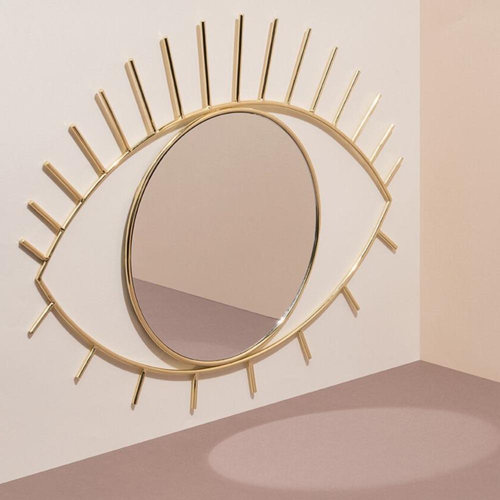 DOIY Novelty CYCLOPS WALL MIRROR (Large Size - GOLD)