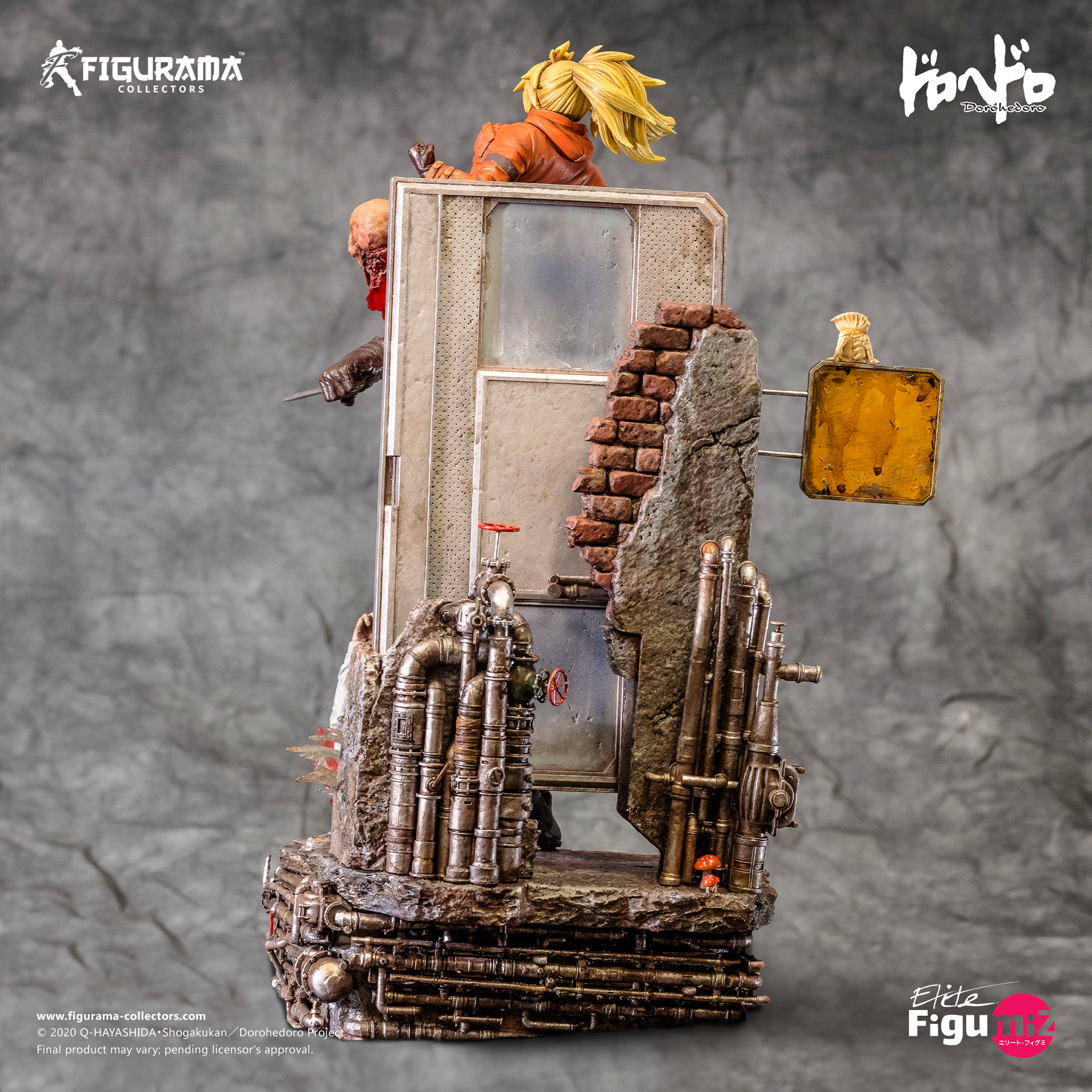 DOROHEDORO: CAIMAN & NIKAIDO ELITE FIGUMIZ STATUE