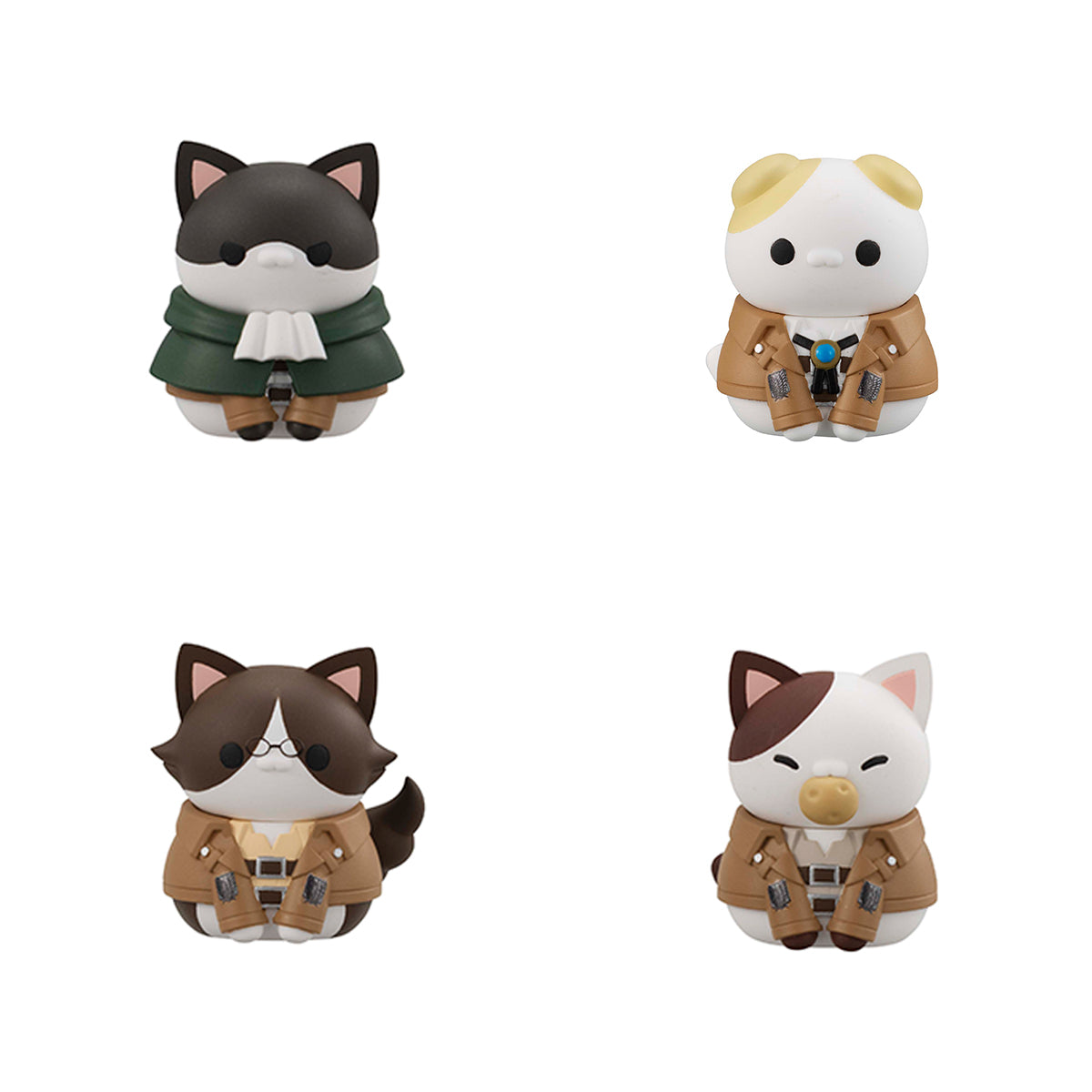 MEGA CAT PROJECT Attack on Titan Attack on Tinyan Gathering Scout Regiment danyan! set【with gift】