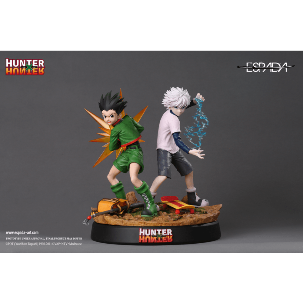 Espada Art Resin Statues Hunter X Hunter Gon Freecss And Killua Zoldyck by Espada Art