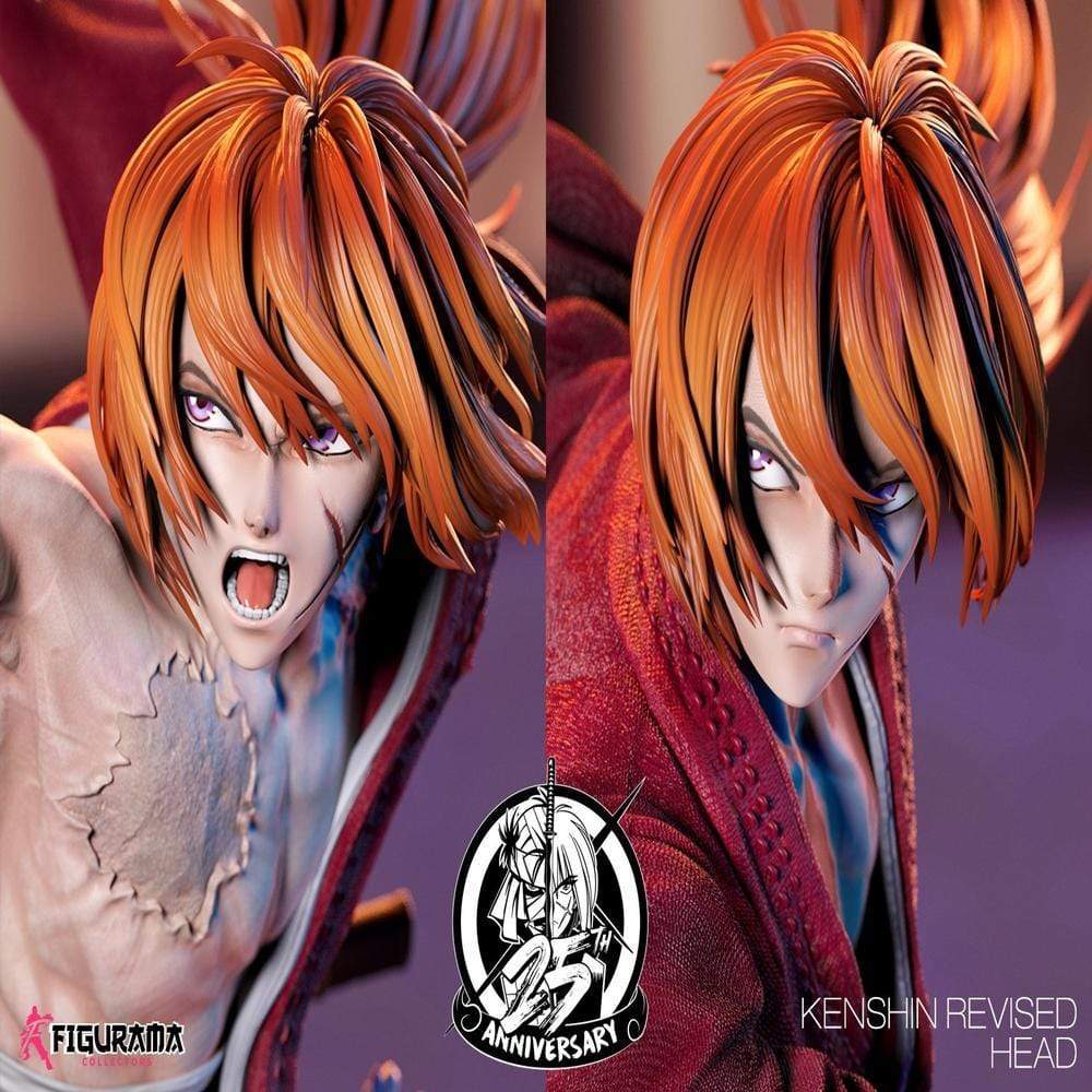 Figurama Resin Statues Rurouni Kenshin Elite Exclusive Kenshin VS Shishio (25th Anniversary) Limited Edition 1/6 Scale Statue