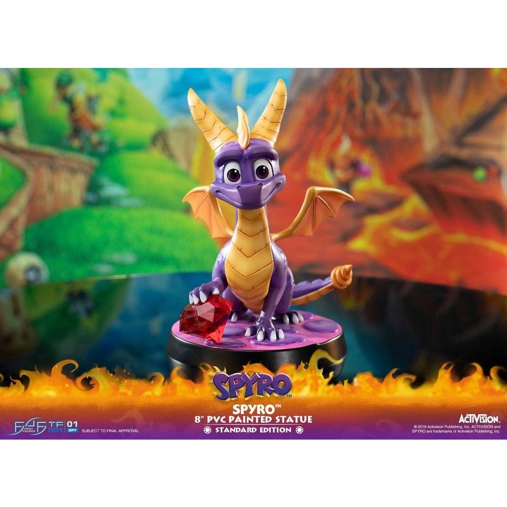 First 4 Figure PVC Figures Spyro the Dragon 8" statue standard ed