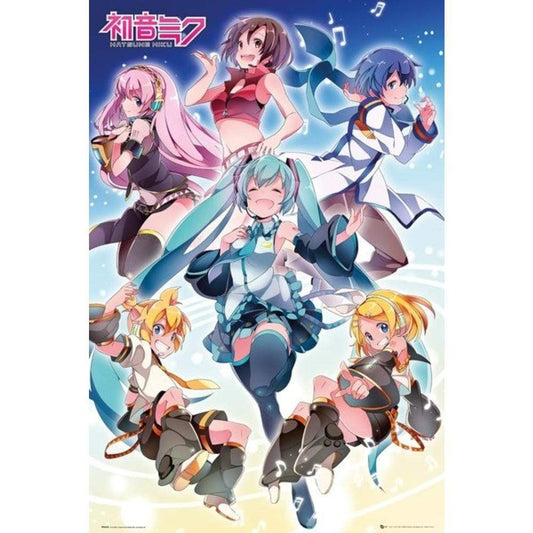 GB Eye Novelty Hatsune Miku Group poster