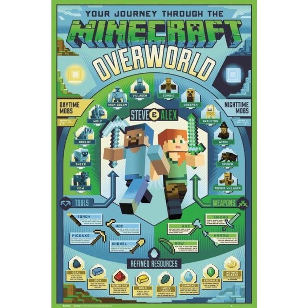 GB Eye Novelty Minecraft Poster