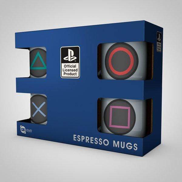 GB Eye Good Stuff PlayStation Espresso Mug Set