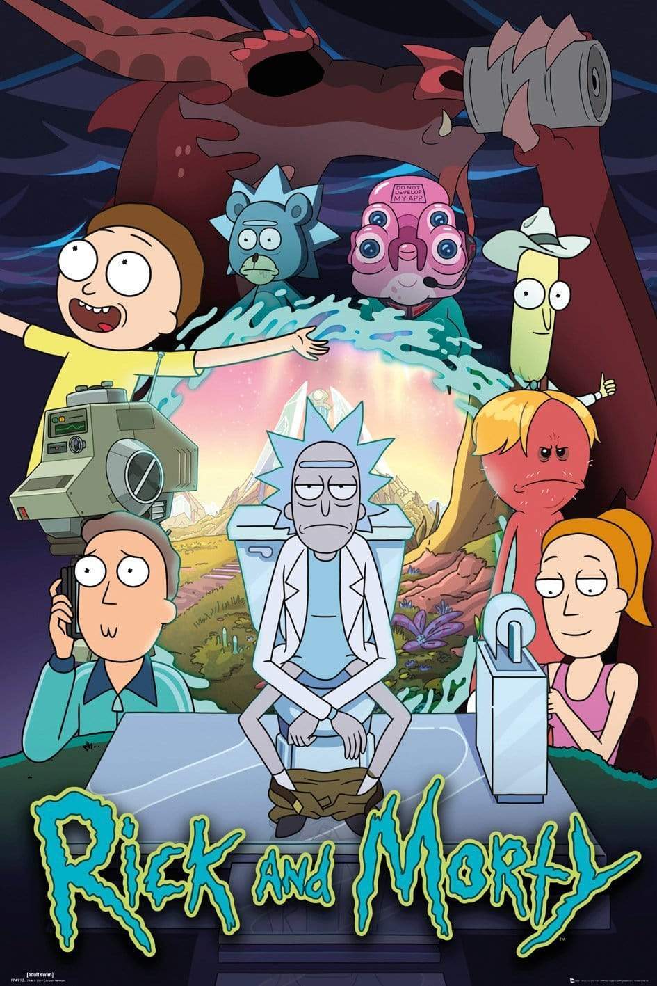 GB Eye RICK & MORTY Season 4 - Poster