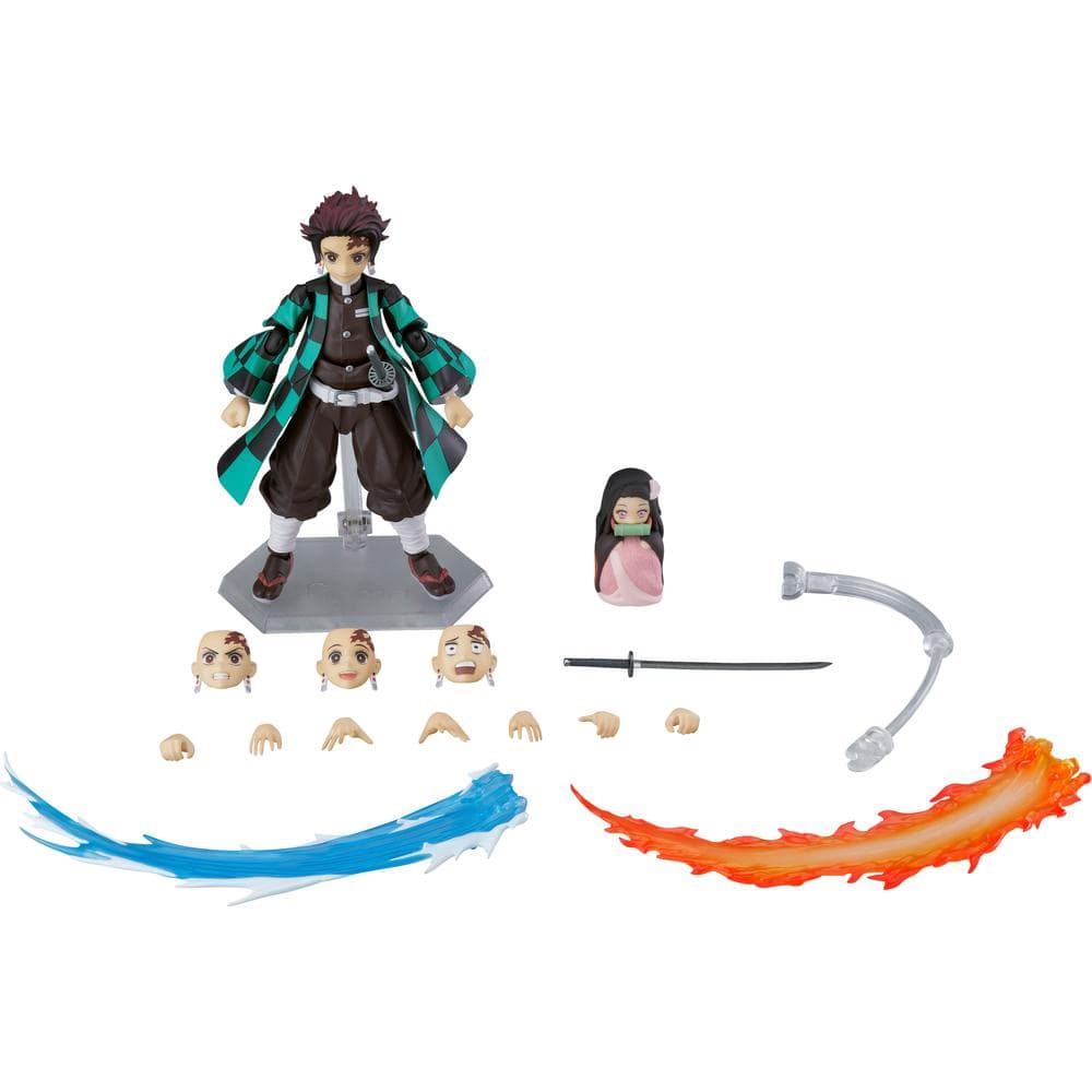 Good Smile Company PVC Figures Figma Tanjiro Kamado DX Edition