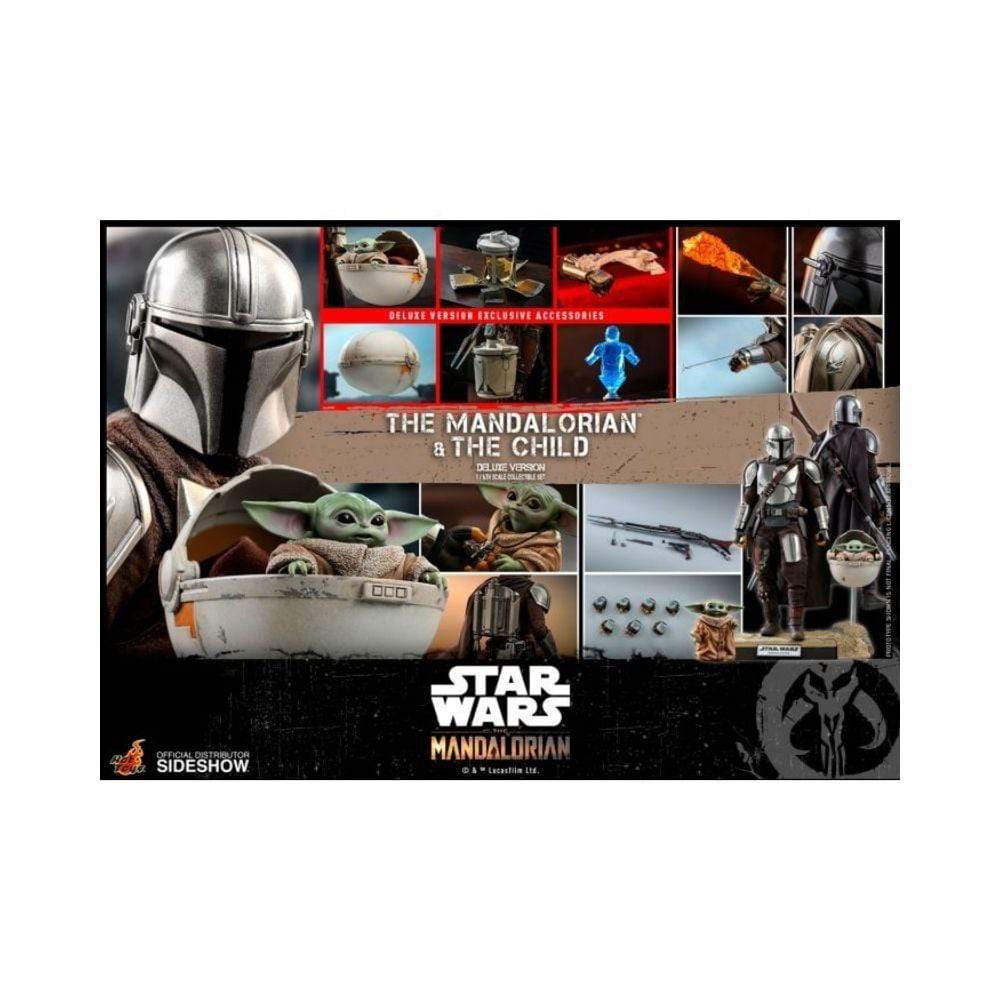 Hot Toys : Mandalorian & Child 1:6 Deluxe Set