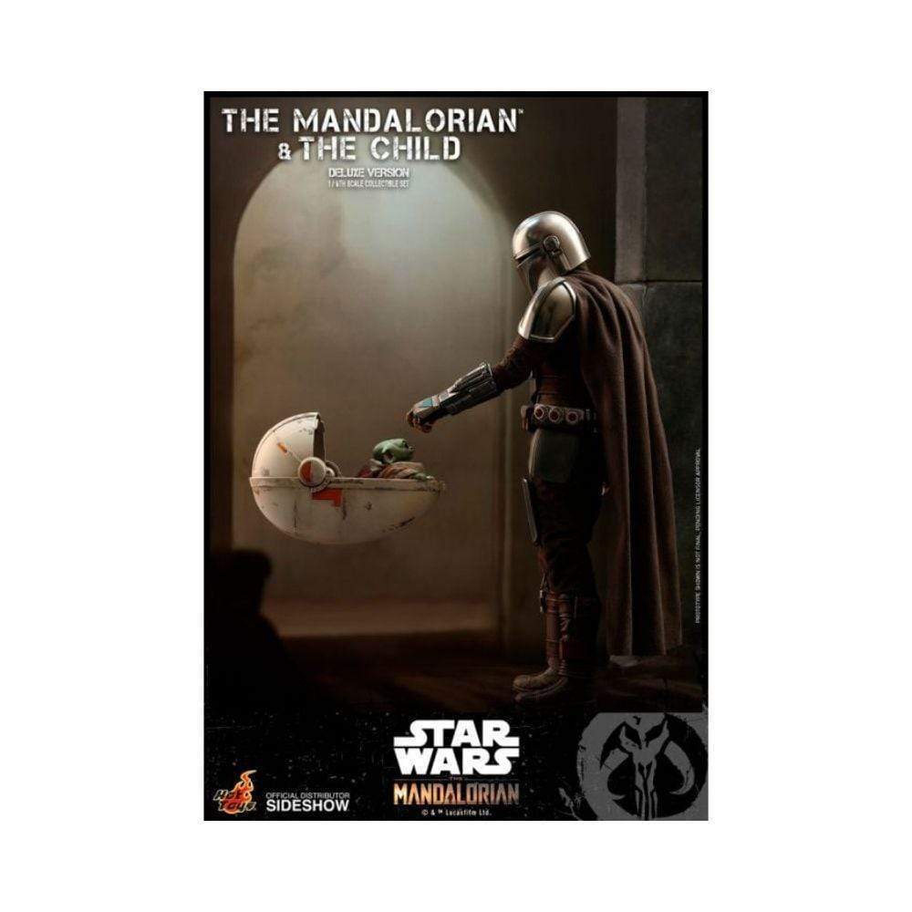 Hot Toys : Mandalorian & Child 1:6 Deluxe Set