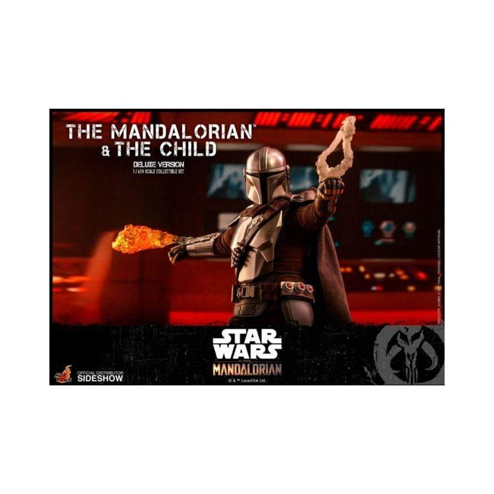 Hot Toys : Mandalorian & Child 1:6 Deluxe Set