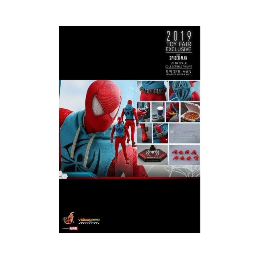 HOT TOYS : SPIDERMAN SCARLET TOY FAIR 2019