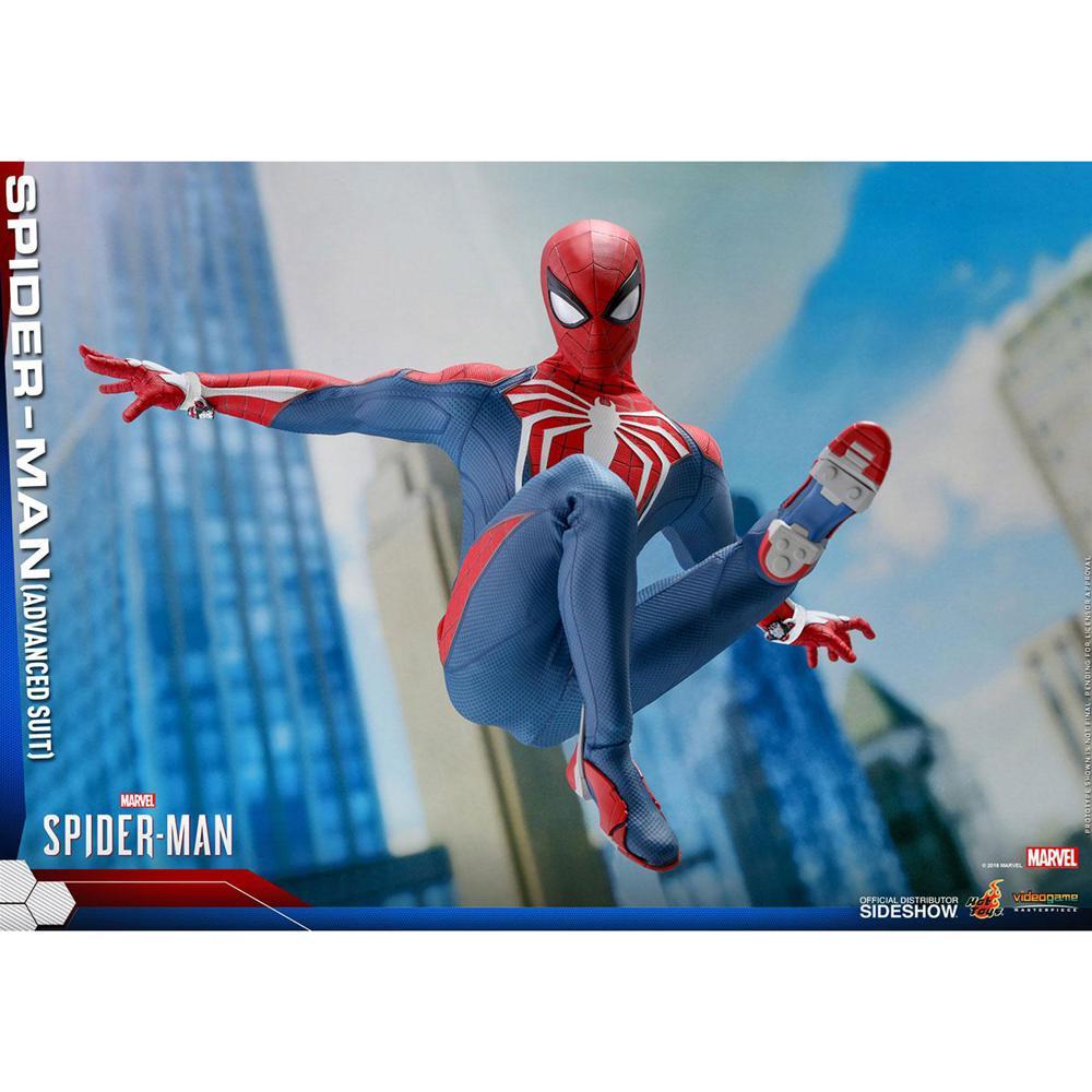 Hottoys Action Figures Spider-Man Advance suit Video Game Masterpiece 1/6 Scale