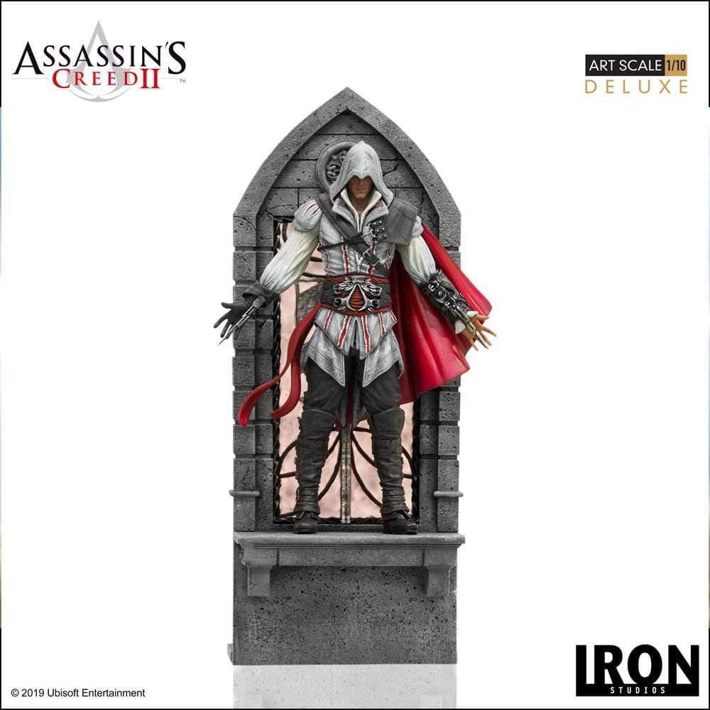 Iron Studios Resin Statues EZIO AUDITORE DELUXE ART SCALE 1/10 - ASSASSIN‰۪S CREED II BY IRON STUDIOS