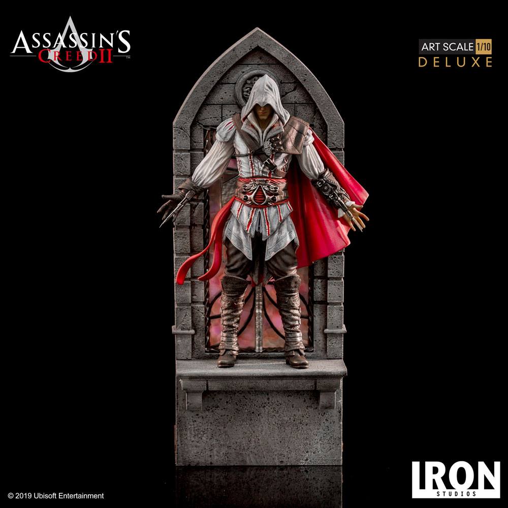 Iron Studios Resin Statues EZIO AUDITORE DELUXE ART SCALE 1/10 - ASSASSIN‰۪S CREED II BY IRON STUDIOS