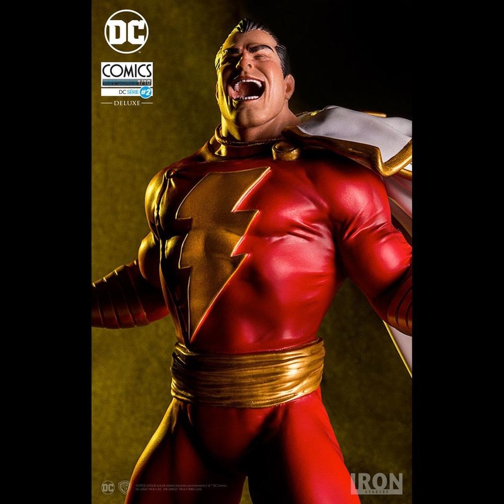 Iron Studios PVC Figures Shazam Art Scale 1/10 Deluxe