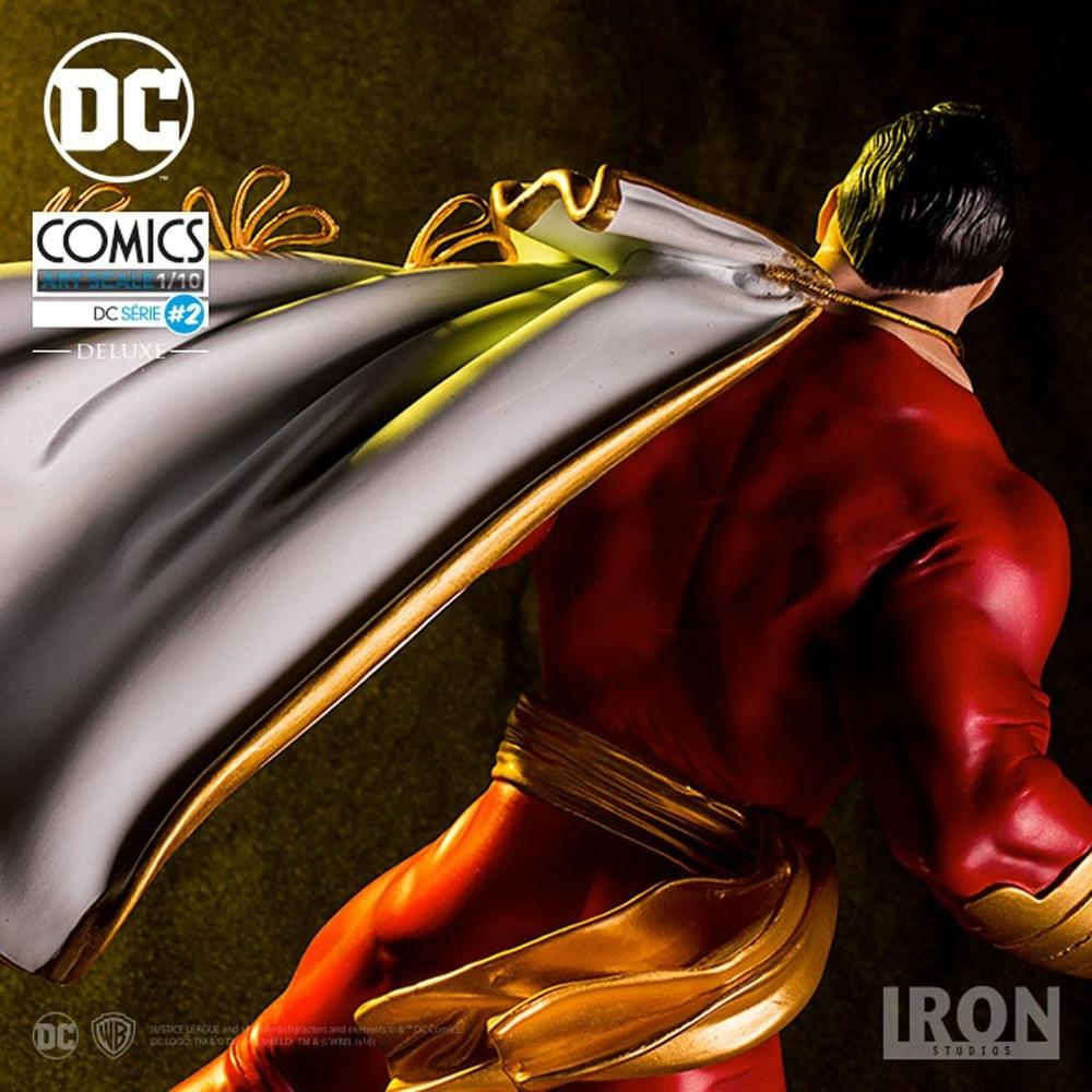 Iron Studios PVC Figures Shazam Art Scale 1/10 Deluxe