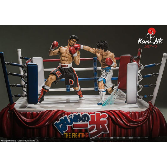 Kami Arts Resine Statues Hajime No Ippo- Ippo Makunouchi vs Eiji Date 1/6 Scale Statue