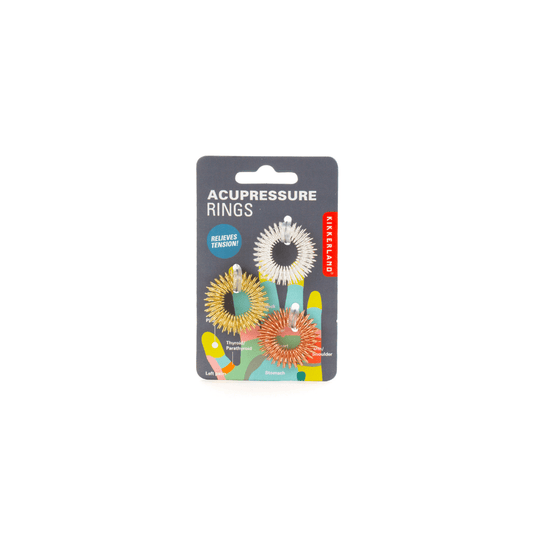 Kikkerland Novelty Acupressure Rings