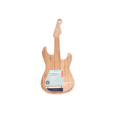 Kikkerland Novelty Bamboo Cutting Board Guitar