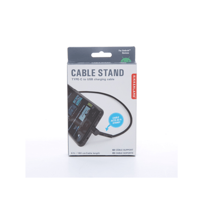 Kikkerland Novelty Cable Stand Charging Cord Type C