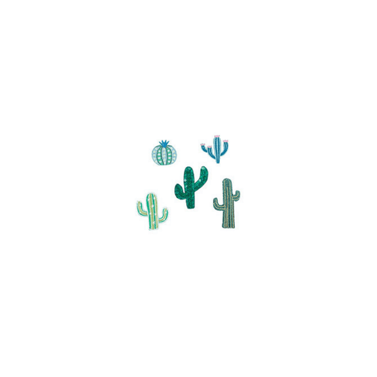 Kikkerland Novelty Cactus Iron-on Patches