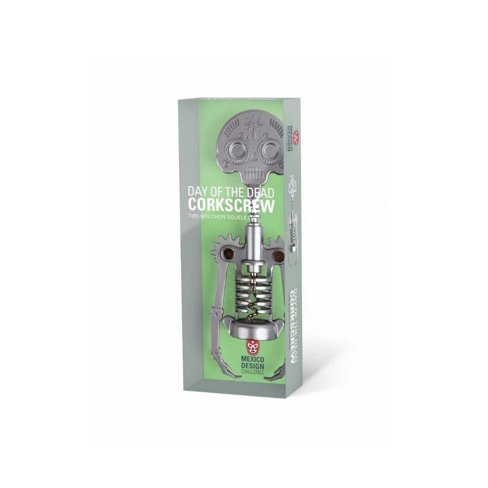 Kikkerland Kitchen & Bar Corkscrew Day Of The Dead Skeleton