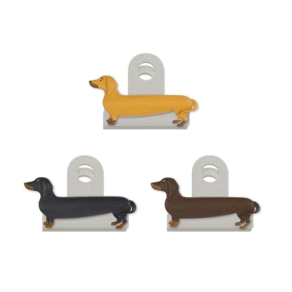 Kikkerland Organization Dog Bag Clip Set Of 3