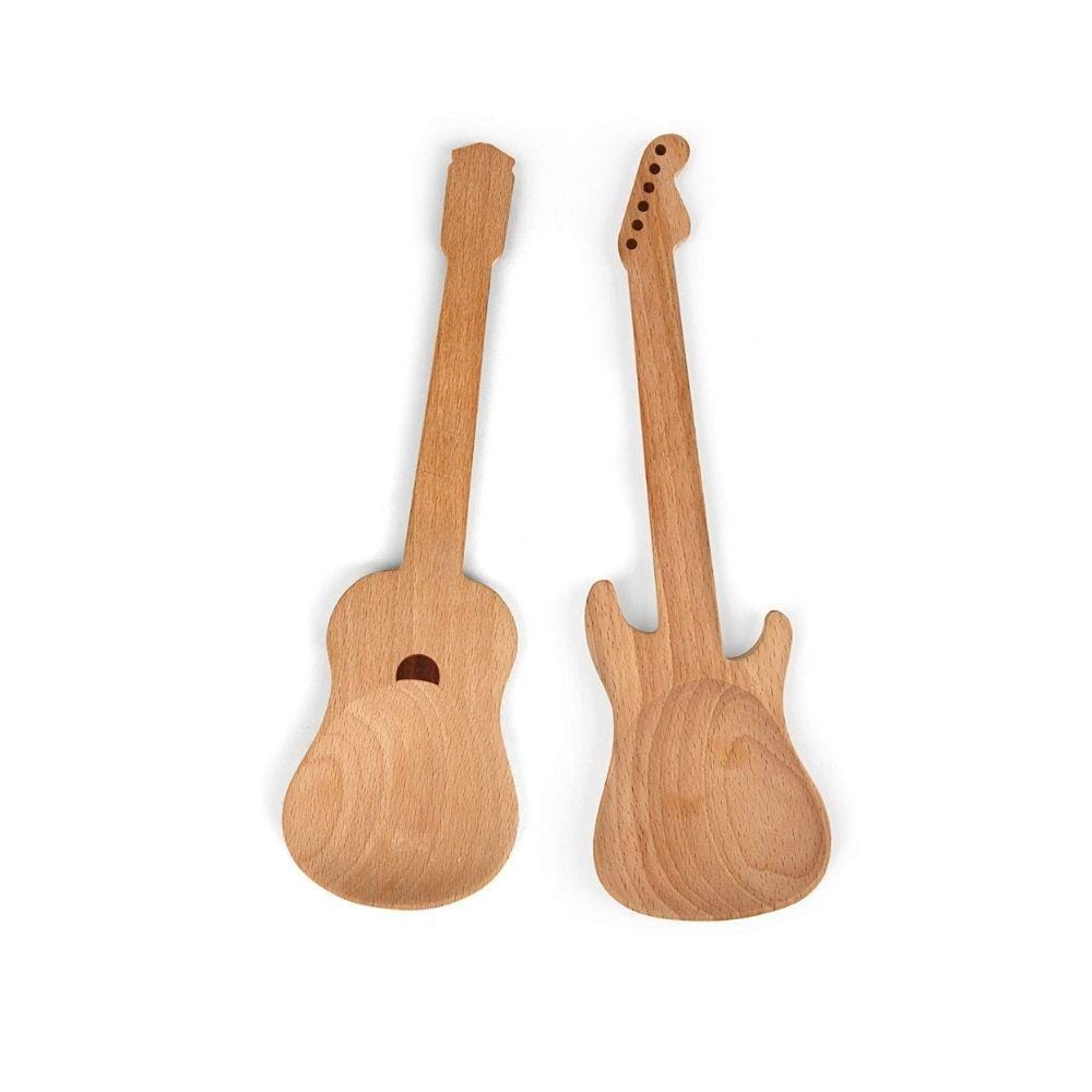 Kikkerland Kitchen & Bar Guitar Spoons Set Of 2