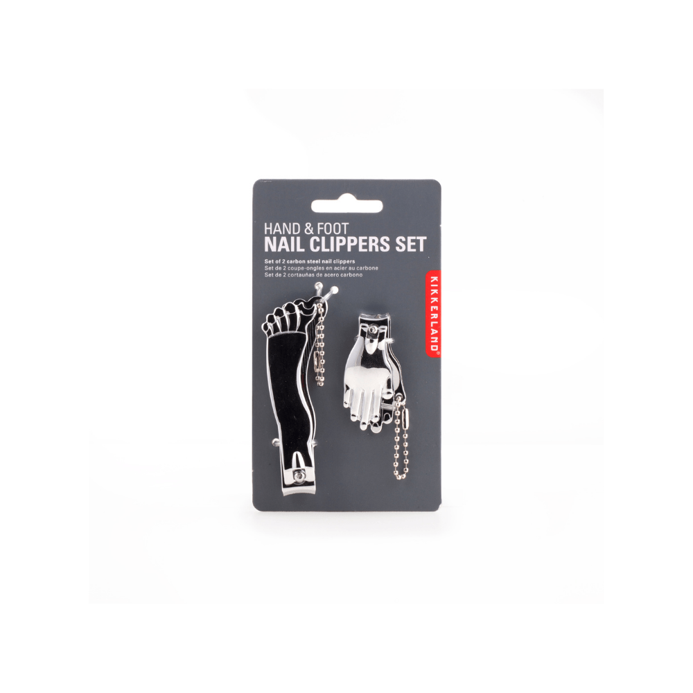 Kikkerland Novelty Hand and Foot Nail Clipper Combo