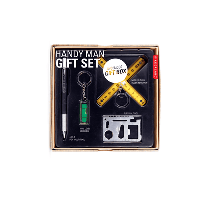 Kikkerland Novelty Handy Man Gift Set Small