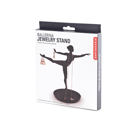 Kikkerland Novelty Jewelry Stand + Ballerina