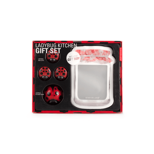 Kikkerland Novelty Ladybug Kitchen Gift Set