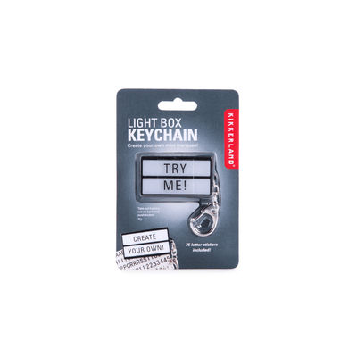 Kikkerland Novelty Light Box Keychain