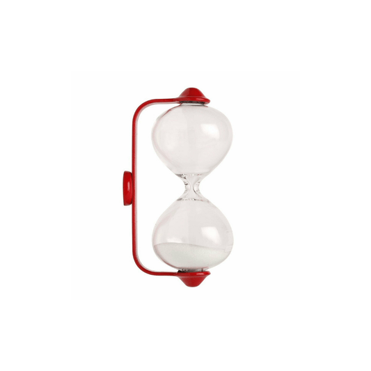 Kikkerland Novelty Magnetic 3 Minute Timer Red