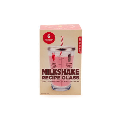 Kikkerland Novelty Milkshake Recipe Cup