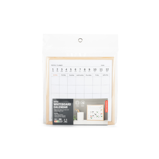 Kikkerland Stationery Mini White Board Calendar