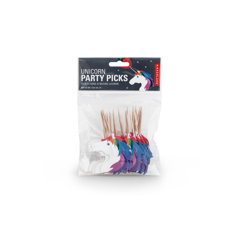 Kikkerland Novelty Party Picks Unicorn
