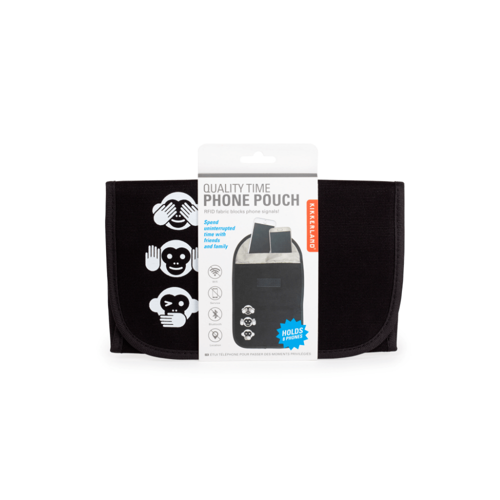 Kikkerland Novelty Quality Time Phone Pouch