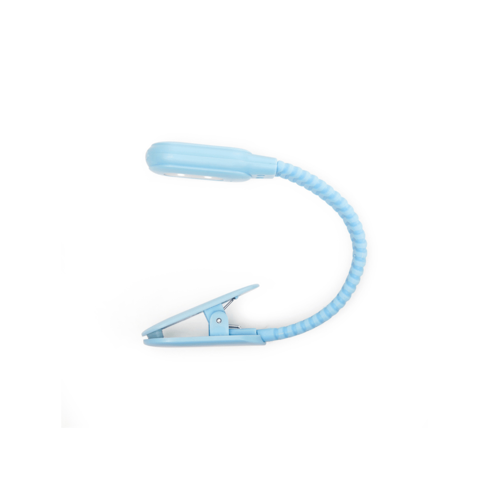 Kikkerland Novelty Rechargeable Clip Book Light Blue