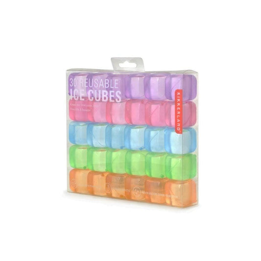 Kikkerland Kitchen & Bar Reusable Ice Cube Set Of 30