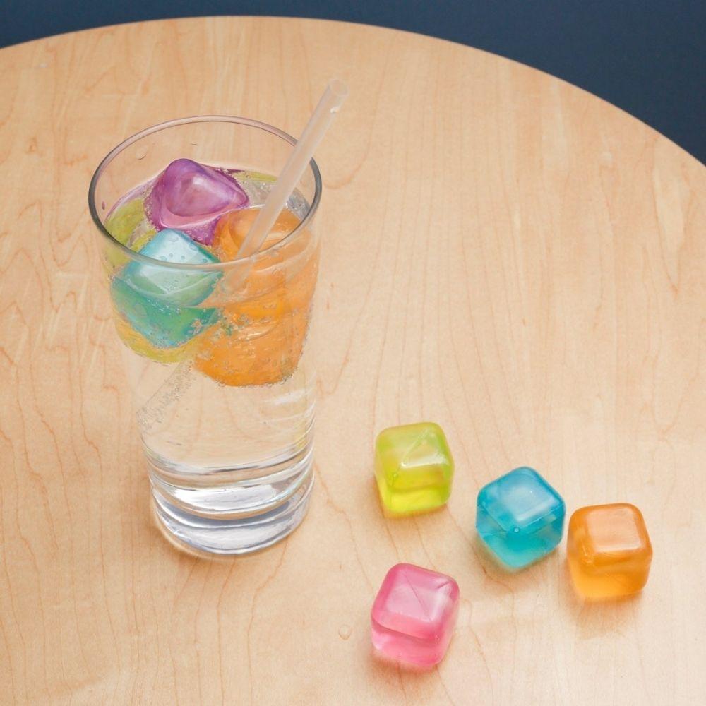 Kikkerland Kitchen & Bar Reusable Ice Cube Set Of 30
