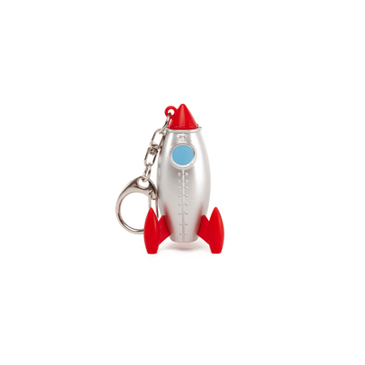 Kikkerland Novelty Rocket Keychain